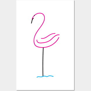 flamingo Posters and Art